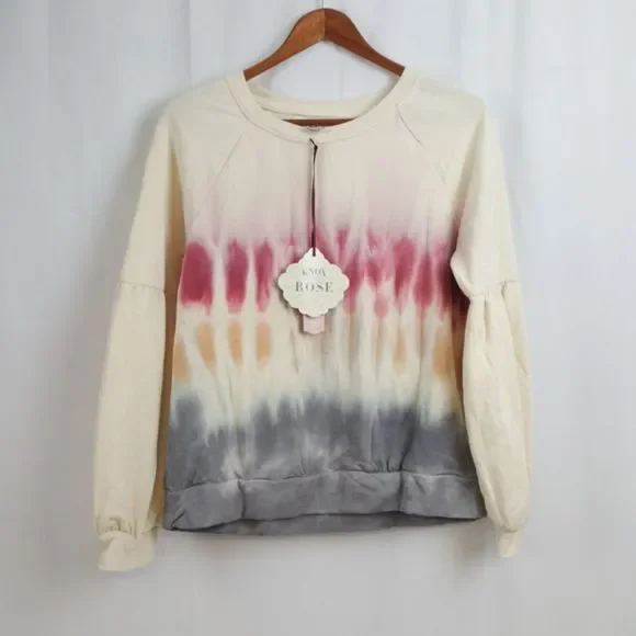 Knox Rose Tie Dye Sweatshirt Women's M - Picture 2 of 9